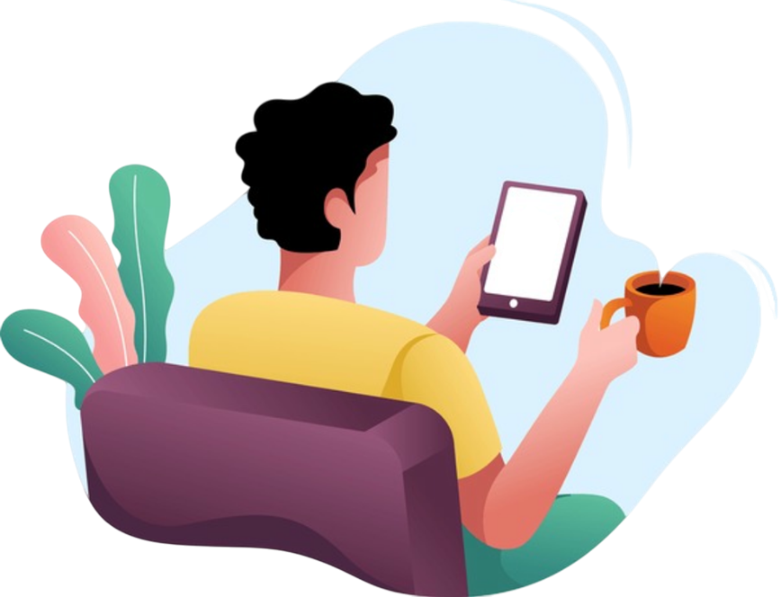 Man Drinking Water and Holding Phone